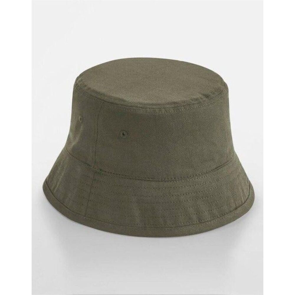 Beechfield Unisex Adult Cotton Bucket Hat / Olive Green